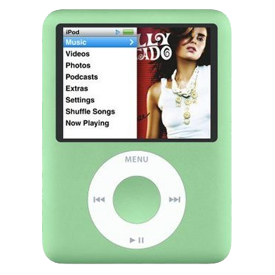 Apple iPod Nano 3rd Gen - 8GB - Green – Apple, Tech