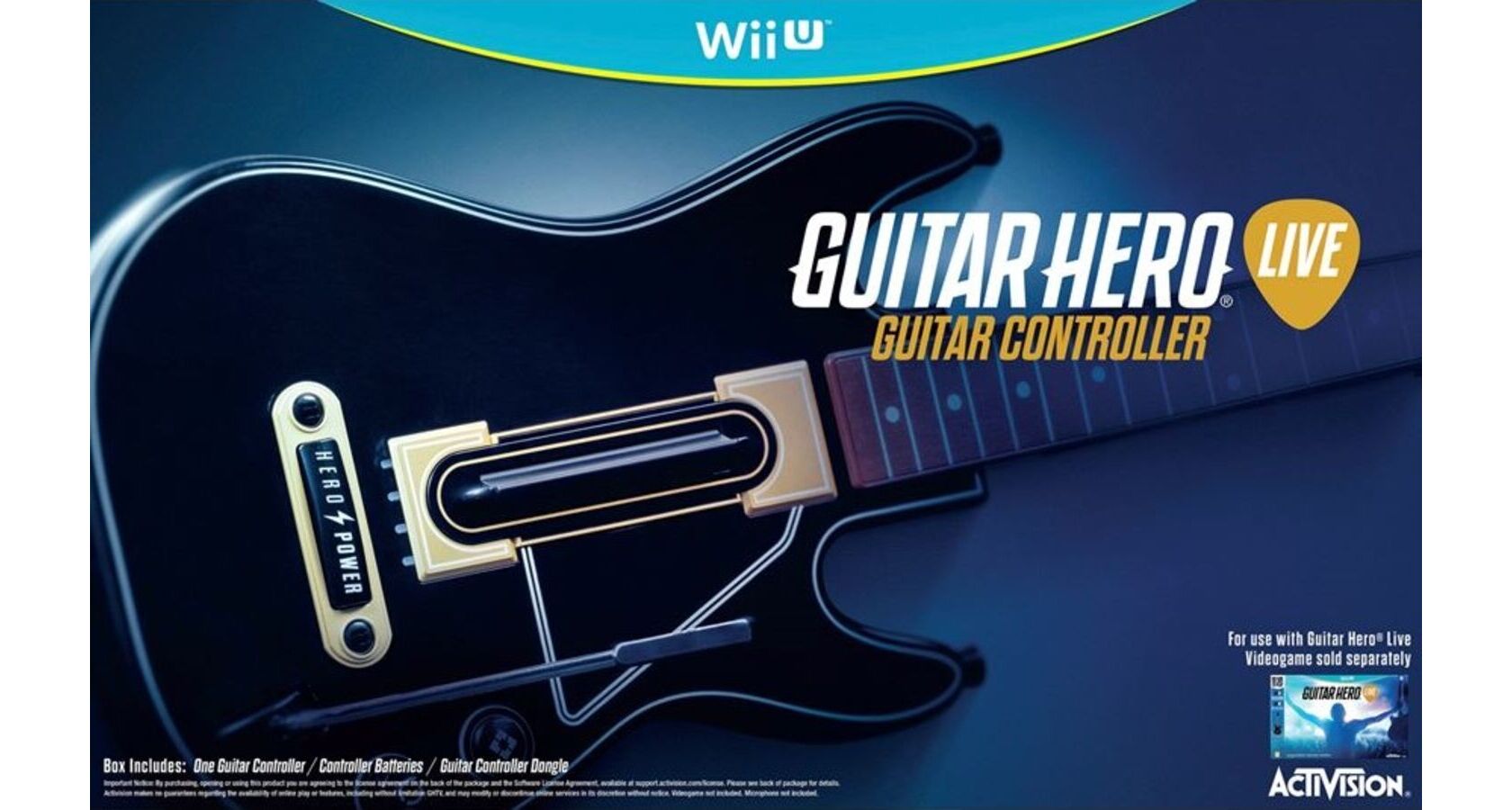 Wii u deals guitar hero controller